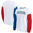 thumbnail image 1 of Women's Fanatics White Chicago Cubs Series Pullover Sweatshirt, 1 of 3