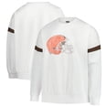 thumbnail image 1 of Women's-Fanatics  White Cleveland Browns Plus Size Fleece Pullover Sweatshirt, 1 of 3