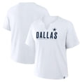 thumbnail image 1 of Women's Fanatics White Dallas Cowboys Redzone Slub Boxy T-Shirt, 1 of 3