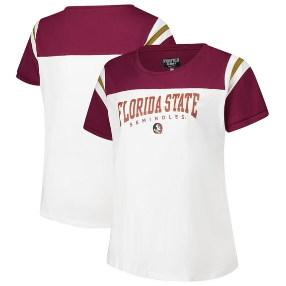Women's Fanatics  White Florida State Seminoles Plus Size Winning Gear T-Shirt