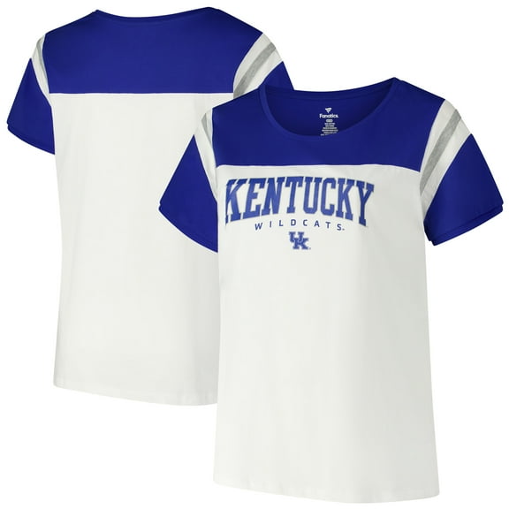 Women's Fanatics  White Kentucky Wildcats Plus Size Winning Gear T-Shirt