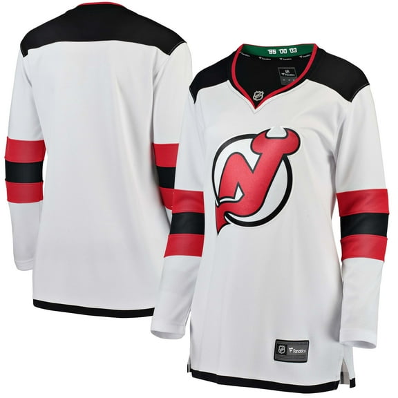 Women's Fanatics White New Jersey Devils Away Breakaway Jersey
