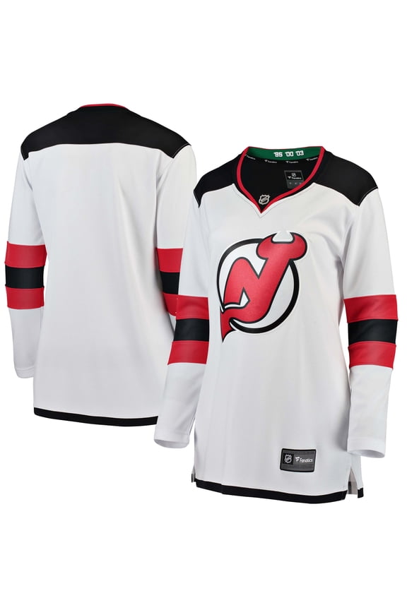 Women's Fanatics White New Jersey Devils Away Breakaway Jersey