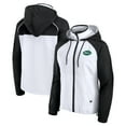 thumbnail image 1 of Women's Fanatics White New York Jets Full-Zip Anorak Hoodie Jacket, 1 of 3