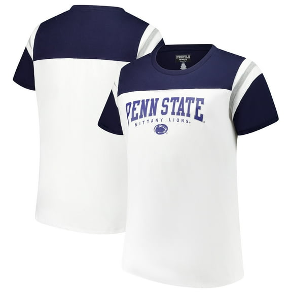 Women's Fanatics  White Penn State Nittany Lions Plus Size Winning Gear T-Shirt