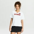 thumbnail image 1 of Women's Fanatics White San Francisco 49ers Redzone Slub Boxy T-Shirt, 1 of 5