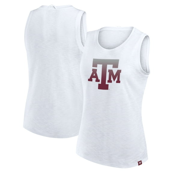 Women's Fanatics White Texas A&M Aggies Activate Slub Tank Top
