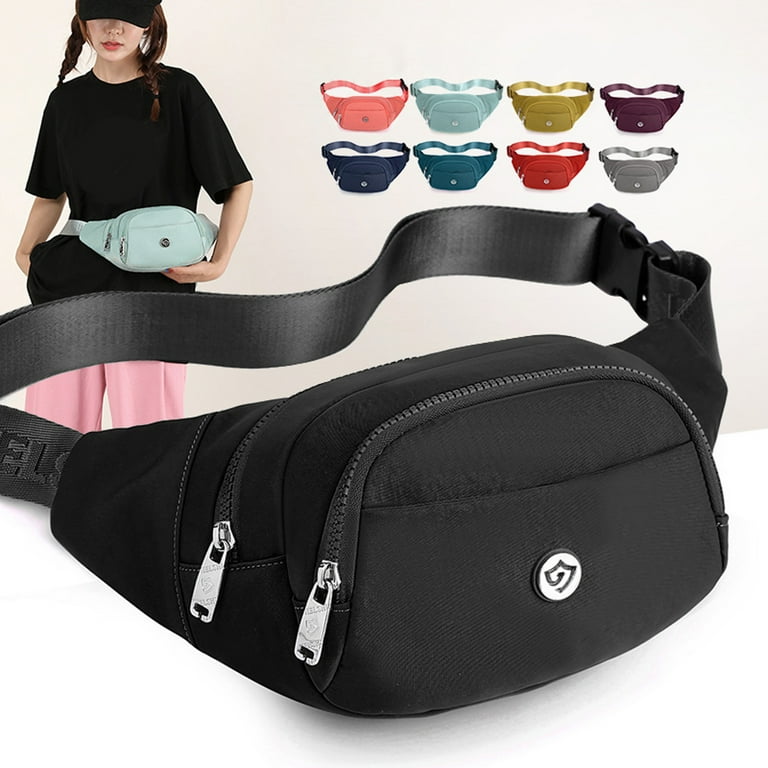 Womens black bum bag uk cheap