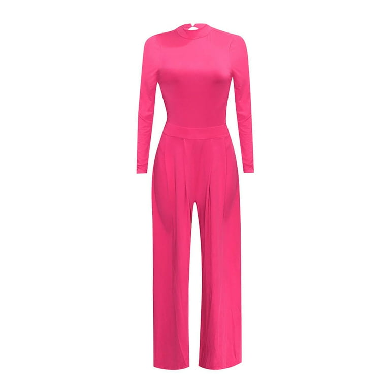 Women's Fashion Piece Outfits Long Sleeve Bodysuits Jumpsuit