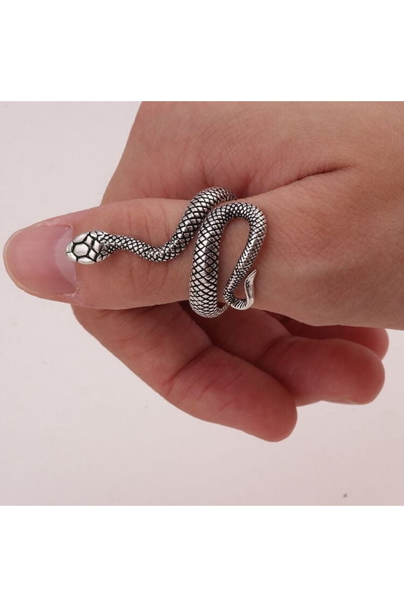 Women's Fashion Alloy Serpentine Rings, Set of 3 Geometric Statement Rings, Electroplated Finish for a Chic Look