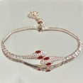 thumbnail image 1 of Women's Fashion And Fully-jewelled Snake Bracelet, 1 of 2