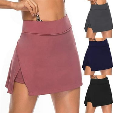 Women's Fashion Athletic Skort with Pockets Running Tennis Golf Gym Sports Skirt