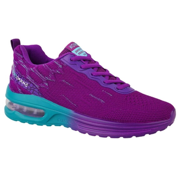 Fashion Women's Breathable Running Shoes, Purple, Size 7.5