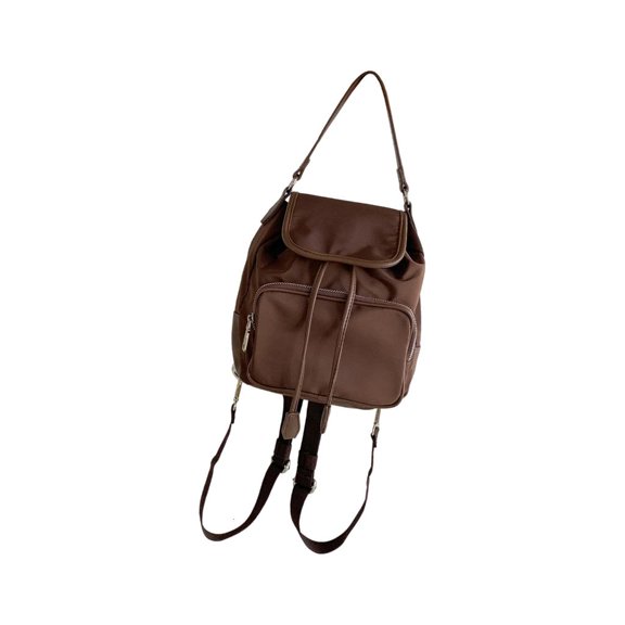 Women's Fashion Backpacks Leopard Print Retro Look with Pockets for Women