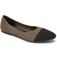 thumbnail image 1 of Women's Fashion Ballet Flats Pointy Toe Flats Mesh Casual Shoes for Women Slip on Shoes(Brown,US6), 1 of 16