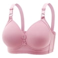 thumbnail image 1 of Women's Fashion Bras No Steel Ring Plus Size Ultra-Thin Stretch Bra Bras Sexy Bralette Support Everyday Basic Brasiere, 1 of 3