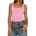 thumbnail image 1 of Women's Fashion Camisole Sleeveless Tank Top Pink L, 1 of 4