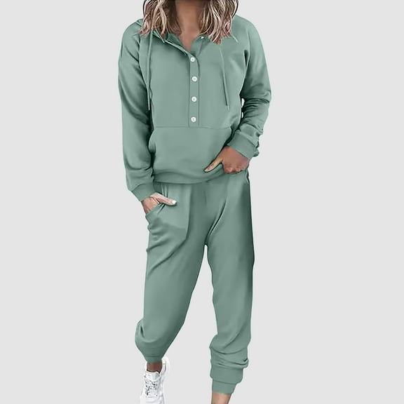 Women's Fashion Casual 2 Piece Sets Outfits Autumn Winter Hooded Sweatshirt And Jogger Pants Tracksuit Sweatsuit Set Sweatpants Outfit Women Suit plus Rompers for Women Luge Suit Vertical Lines