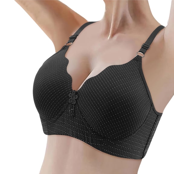 Women's Fashion Casual Breathable Tube Top Bra Without Steel Ring, Lace Stitching, Adjustable Shoulder Straps, Suitable for Daily Wear, Multiple Sizes