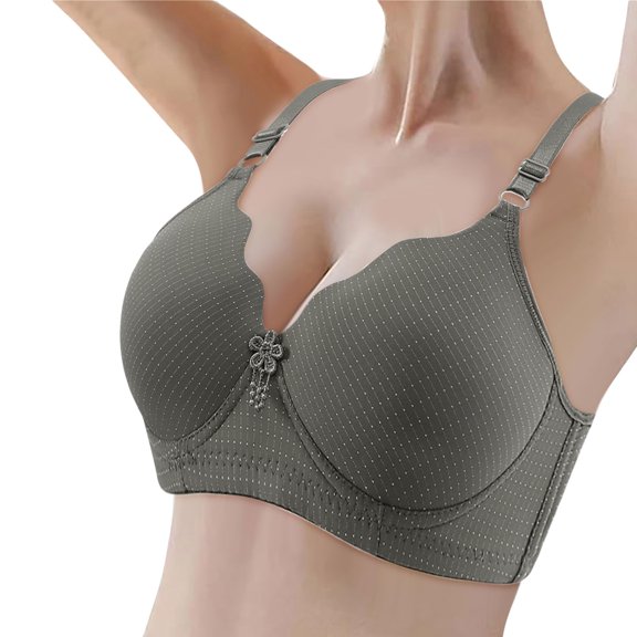 Women's Fashion Casual Breathable Tube Top Bra Without Steel Ring, Lace Stitching, Adjustable Shoulder Straps, Suitable for Daily Wear, Multiple Sizes
