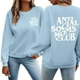 thumbnail image 1 of Women's Fashion Casual Crewneck Long Sleeve Drop Shoulder Sweatshirt Top Comfortable Loose Fit Pullover Blouse For Daily Wear, 1 of 1