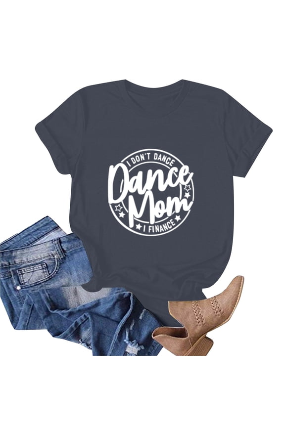 Women's Fashion Casual Fruit And Vegetable Printed Round Neck Short Sleeved Top T Shirt 1 Women's Long Sleeve Womens Long Sleeve Tops Polyester Shirts Women Casual Small Tops Women's Shirts Summer