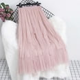thumbnail image 1 of Women's Fashion Casual Heavy Industry Nail Bead Petal Mesh Skirt High Waist Mid Length Skirt Womens Midi Skirt down Skirt Skater Skirts Floor Length Skirt Skirt with Pockets Twill on Midi Skirt Double, 1 of 5