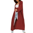 thumbnail image 1 of Women's Fashion Casual Long Knitted Cardigan Sweater Loose Sweater Jacket, 1 of 5