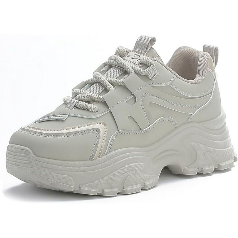 Women's Fashion Casual PU Sneakers Road Running Fitnesss Walking