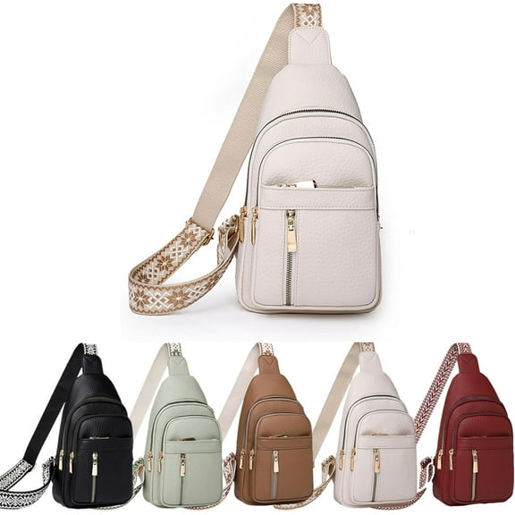 Women's Fashion Casual Solid Color Crossbody Bag, Anti-Theft Solid Color Crossbody Bag, Large Capacity & Waterproof