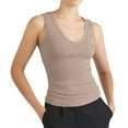 thumbnail image 1 of Women's Fashion Casual Tight V Neck Ribbed Knit Sleeveless Vest, 1 of 2