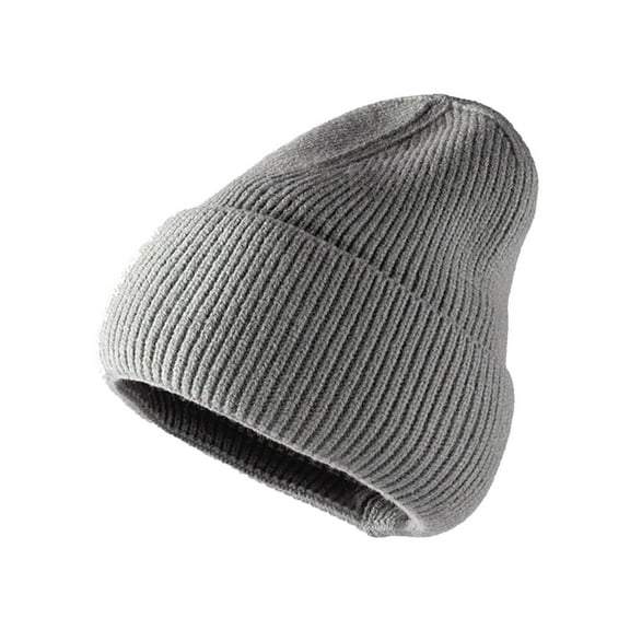 Women's Fashion Casual Woolen Hat Solid Warm Outdoor Knitted Hat