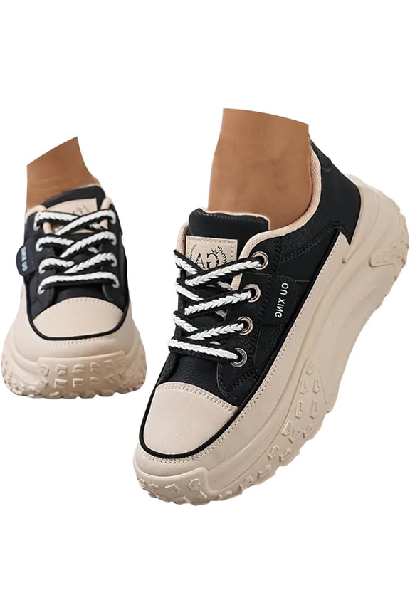 Women's Fashion Chunky Platform Walking Shoes | Breathable, Anti-Slip & Comfortable | Casual Sneakers