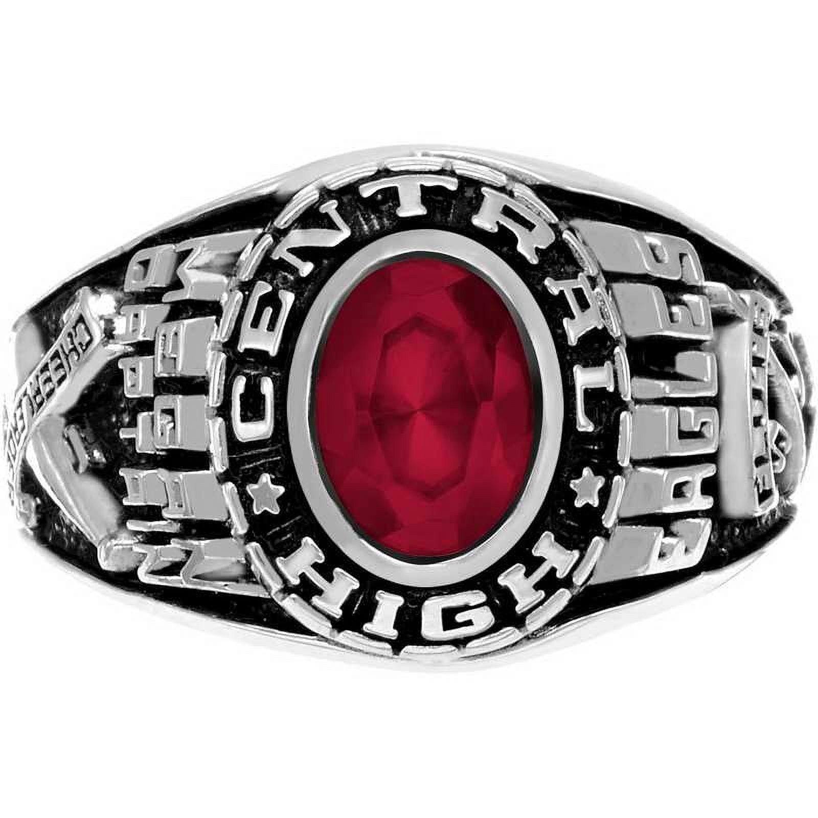 Personalized Rings Art Carved Class Rings Class Eclipse Siladium