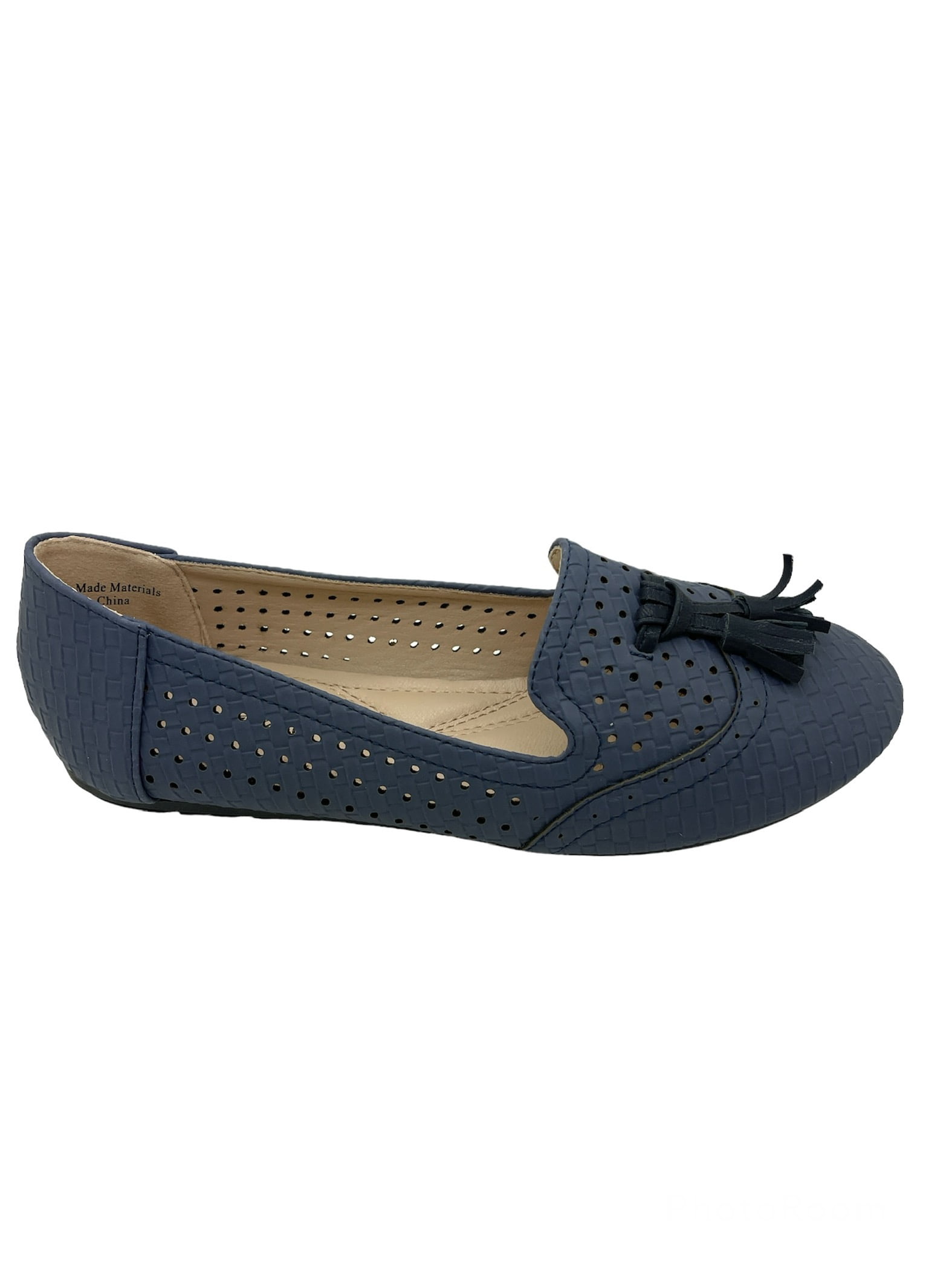 Women's Fashion Comfort Flats ,Elegant Women’s Flats Featuring Stylish Front Tassel Accents, Comfortable Slip on flats , Work flats, Range from size 6 up to 11