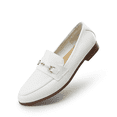thumbnail image 1 of Dream Pairs Women's Fashion Comfortable Loafers Leather Penny Loafers Flats Shoes, 1 of 6
