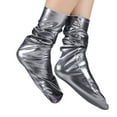 thumbnail image 1 of Women's Fashion Crew Socks - Metallic Luster - Ladies Girls Casual Socks One Size Compression Socks, 1 of 2
