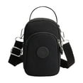 thumbnail image 1 of Women's Fashion Crossbody Bag Mini Handbag Casual Phone Purse Nylon Coin Pouch for Daily Use Black, 1 of 6