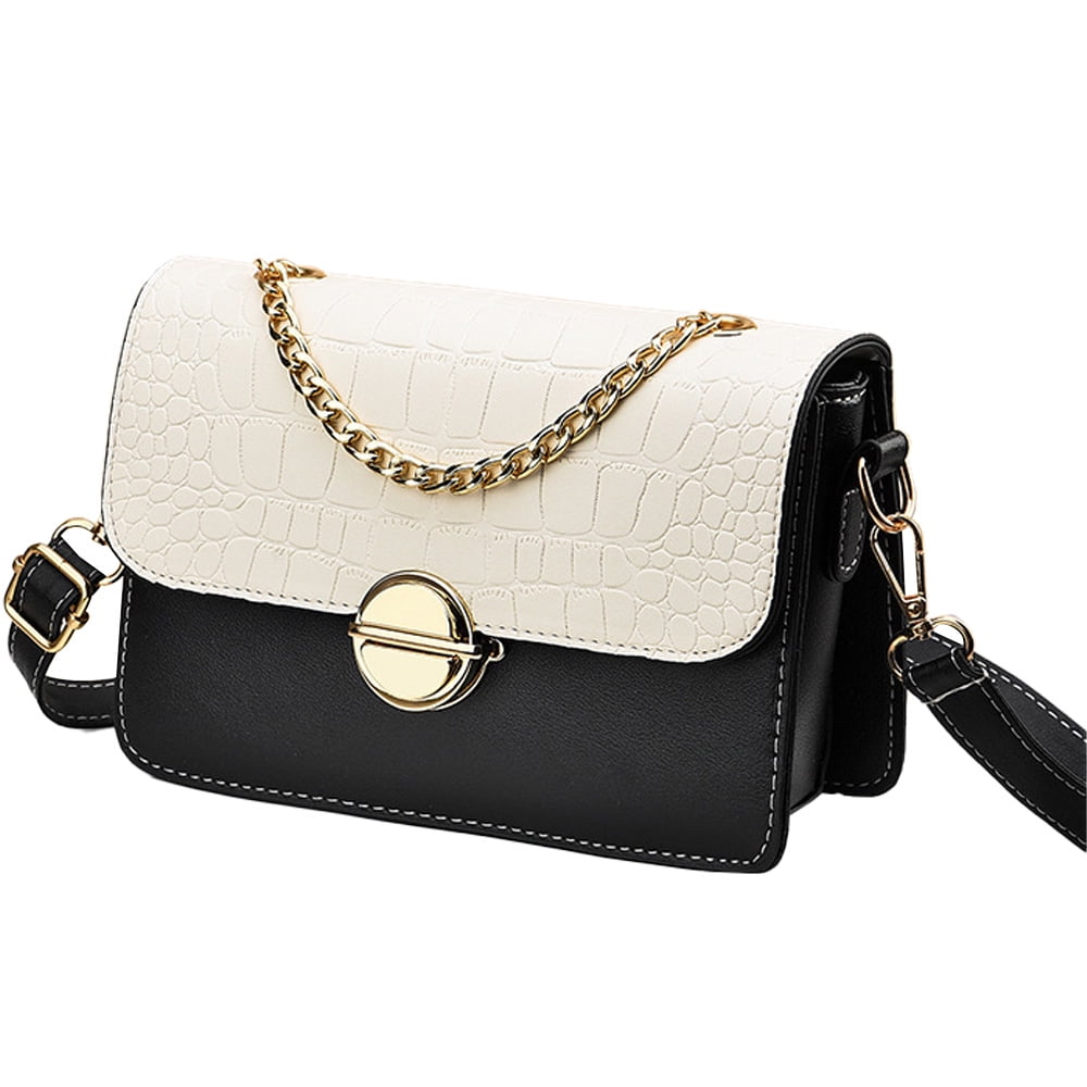 Women Leather Shoulder Bag Fashion Clutch Handbag Quilted Designer Crossbody  Bag with Chain Strap,Party Bag