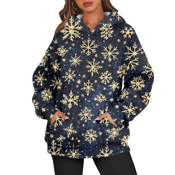 Women's Fashion Daily Versatile Casual Crewneck Long Sleeve Printed Sweatshirt Top for Everyday Casual Wear and Comfortable Apparel