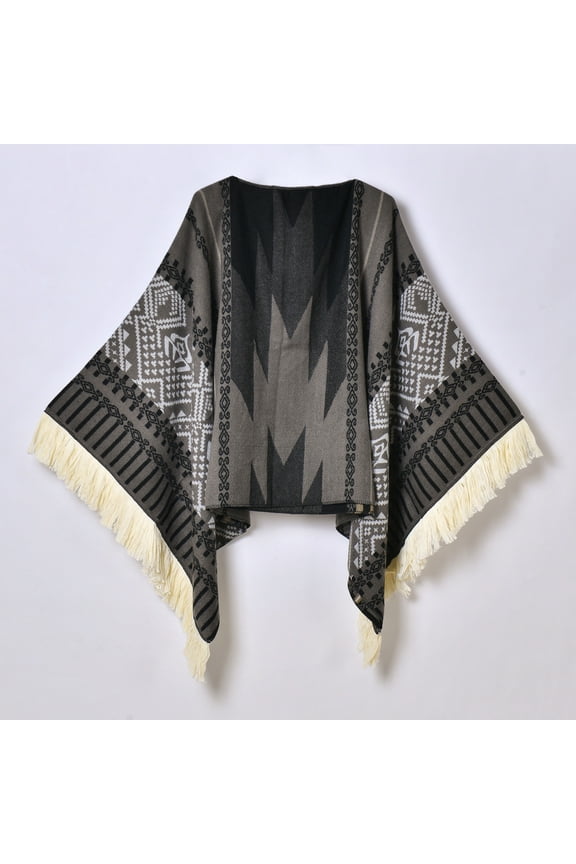 Women's Fashion Ethnic Style Cloak Loose Cloak Scarf Comfortable clothing accessories