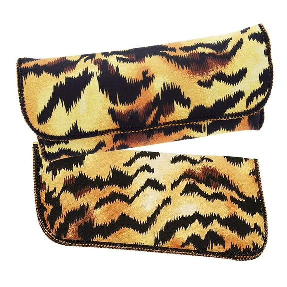 Women's Fashion Eyewear Case Combo Pack for Small To Large Glasses, Tiger Print
