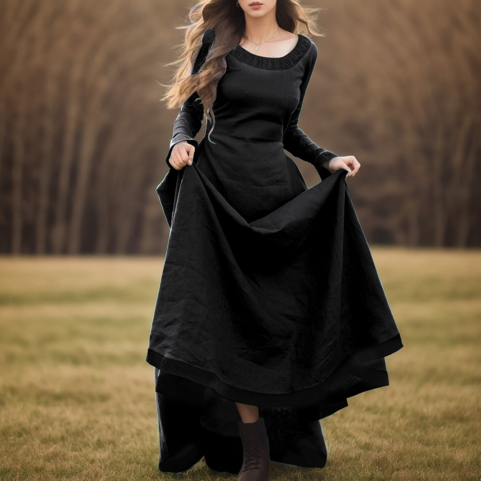 Womens Fashion Fairy Fairy Dress Medieval Robe Retro Burundi | Ubuy