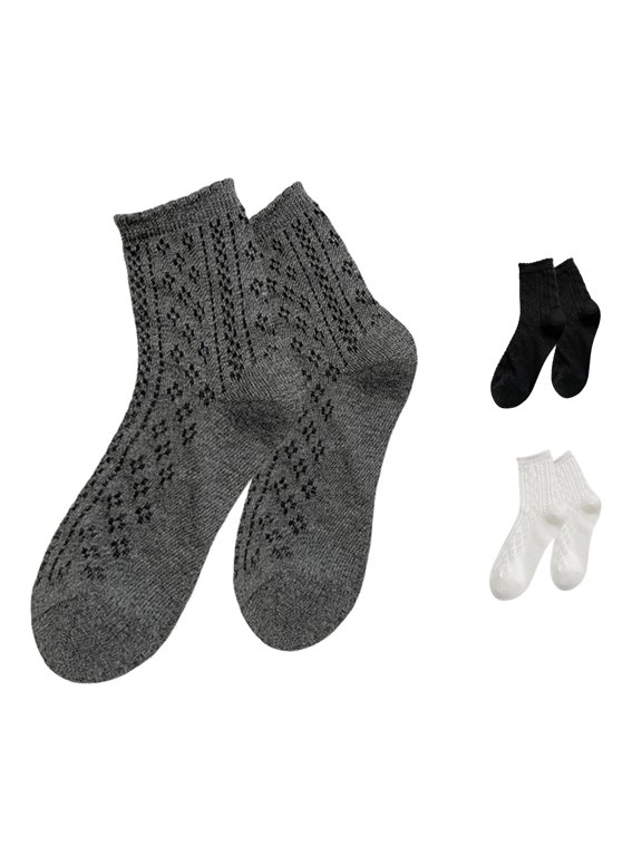 Women's Fashion Fishnet Stockings Breathable Mesh Hollow Out Design Knee High Socks for Daily Wear And Comfort Drag at The 801 Cabaret