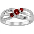 thumbnail image 1 of Women's Fashion Flavia Ring with simulated and CZ stones, 1 of 1