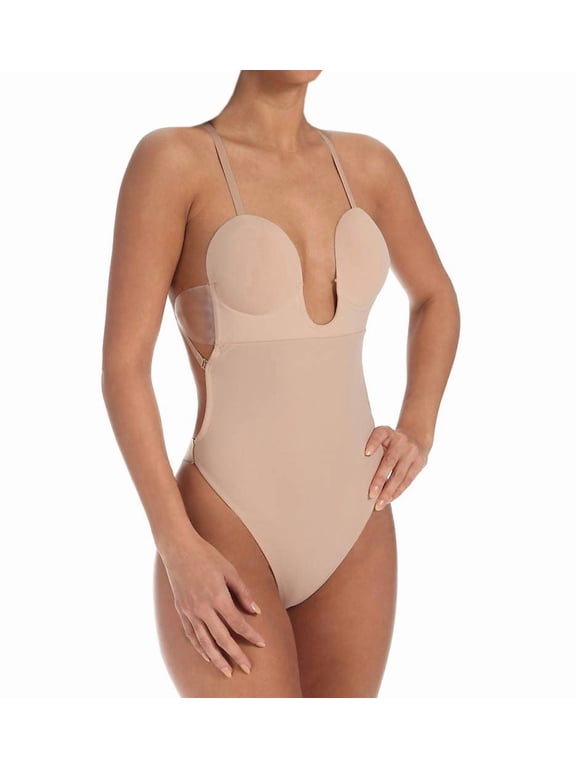 Women's Fashion Forms 29053 Backless Strapless Bodysuit (Nude L)