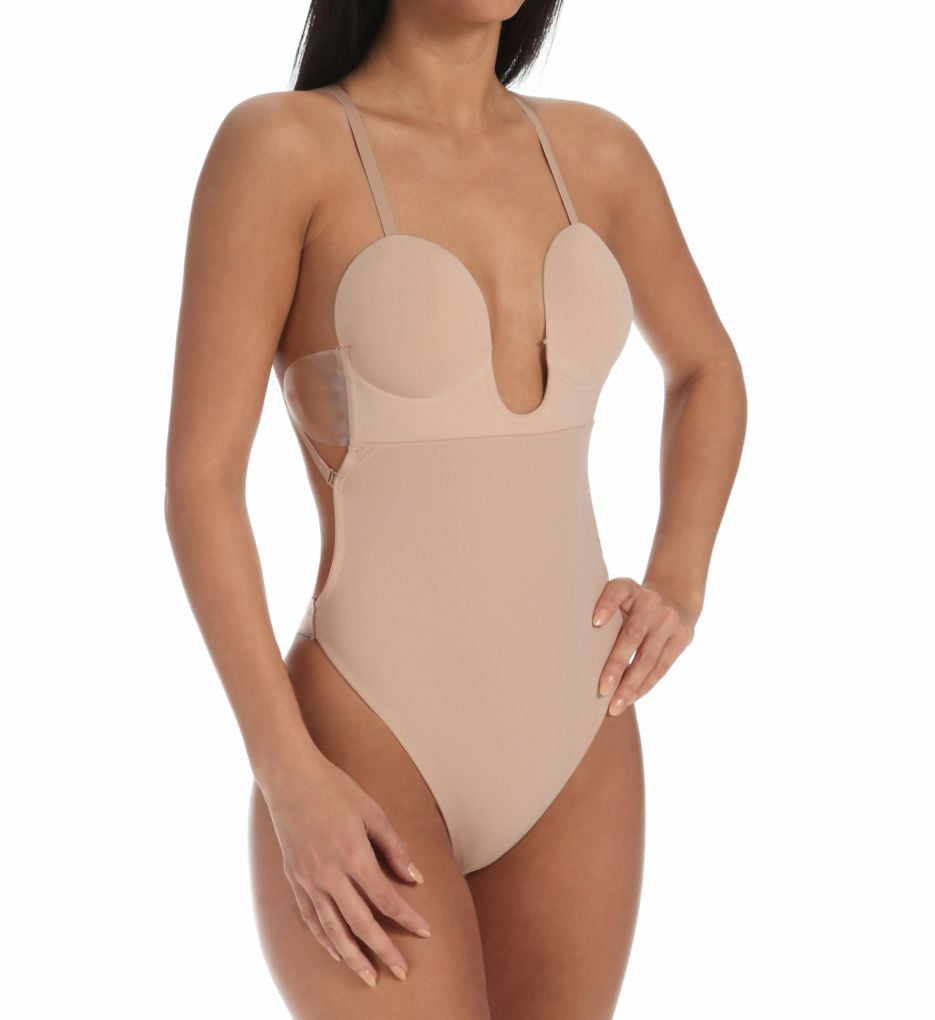 Women's Fashion Forms 29053 Backless Strapless Bodysuit (Nude L) 