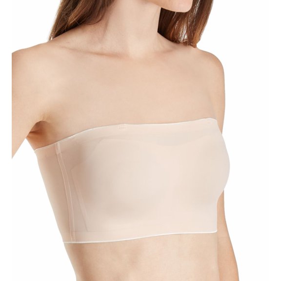 Women's Fashion Forms 29667 Laser Cut Bandeau Bra (Nude M)