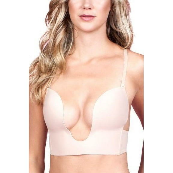 Women's Fashion Forms 29678 Convertible Seamless U Plunge Bra (Nude 38B)