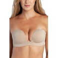 thumbnail image 1 of Women's Fashion Forms 29710 Voluptuous U Plunge Backless Strapless Bra (Nude H), 1 of 2